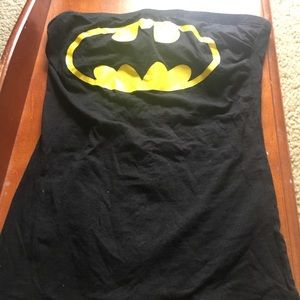 Batman Tube Top or Strapless Top M/L 14